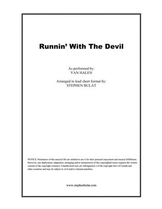 Runnin' With The Devil