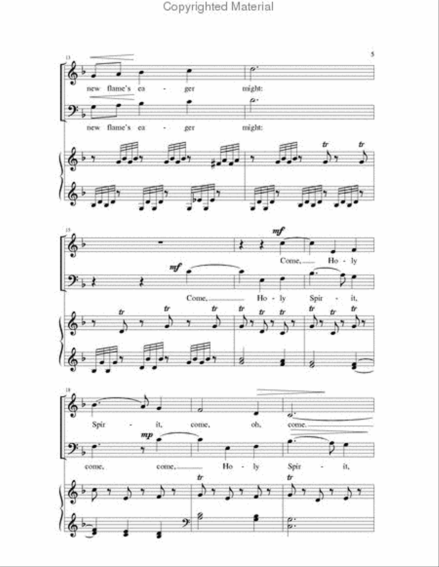 Like the Murmur of the Dove’s Song 2-Part scores gallery preview page 4