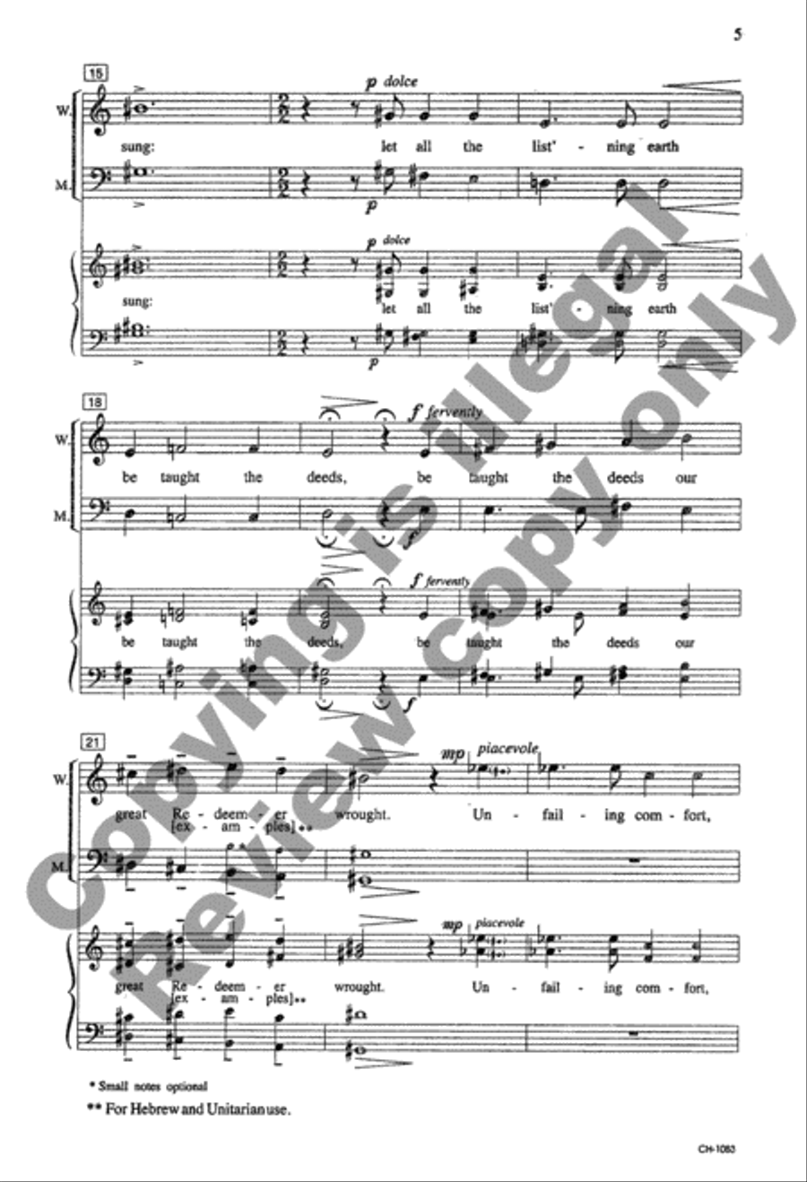 Spirit of God Spirit of God 4-Part scores gallery preview page 5