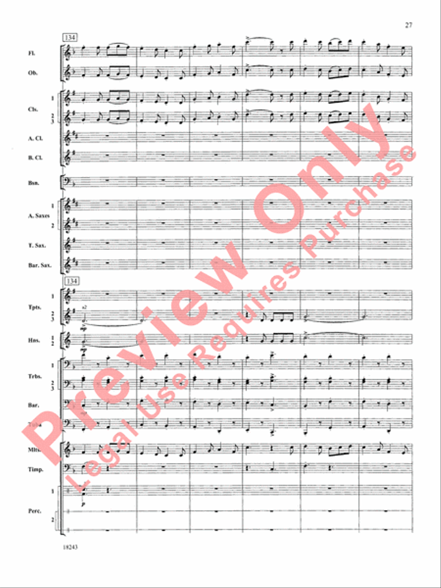 A Longford Legend A Longford Legend Concert Band scores gallery preview page 28