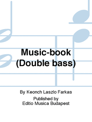 Book cover for Music-book (Double bass)