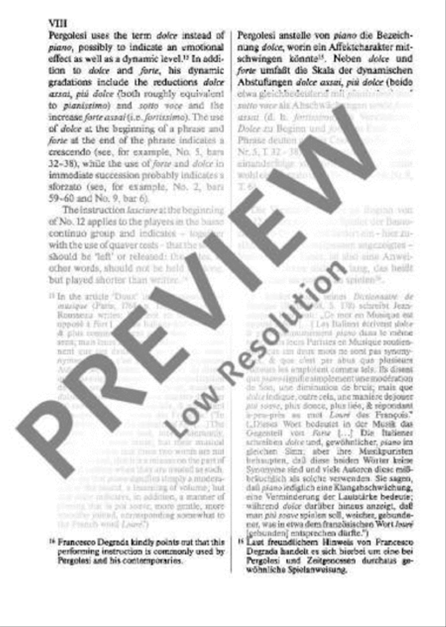 Stabat Mater Basso Continuo scores gallery preview page 9