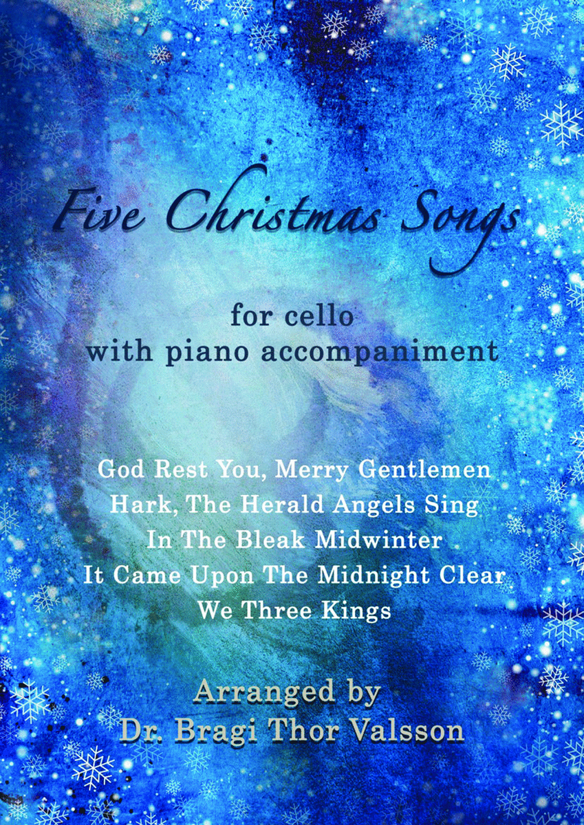 Five Christmas Songs - Cello with Piano accompaniment image number null
