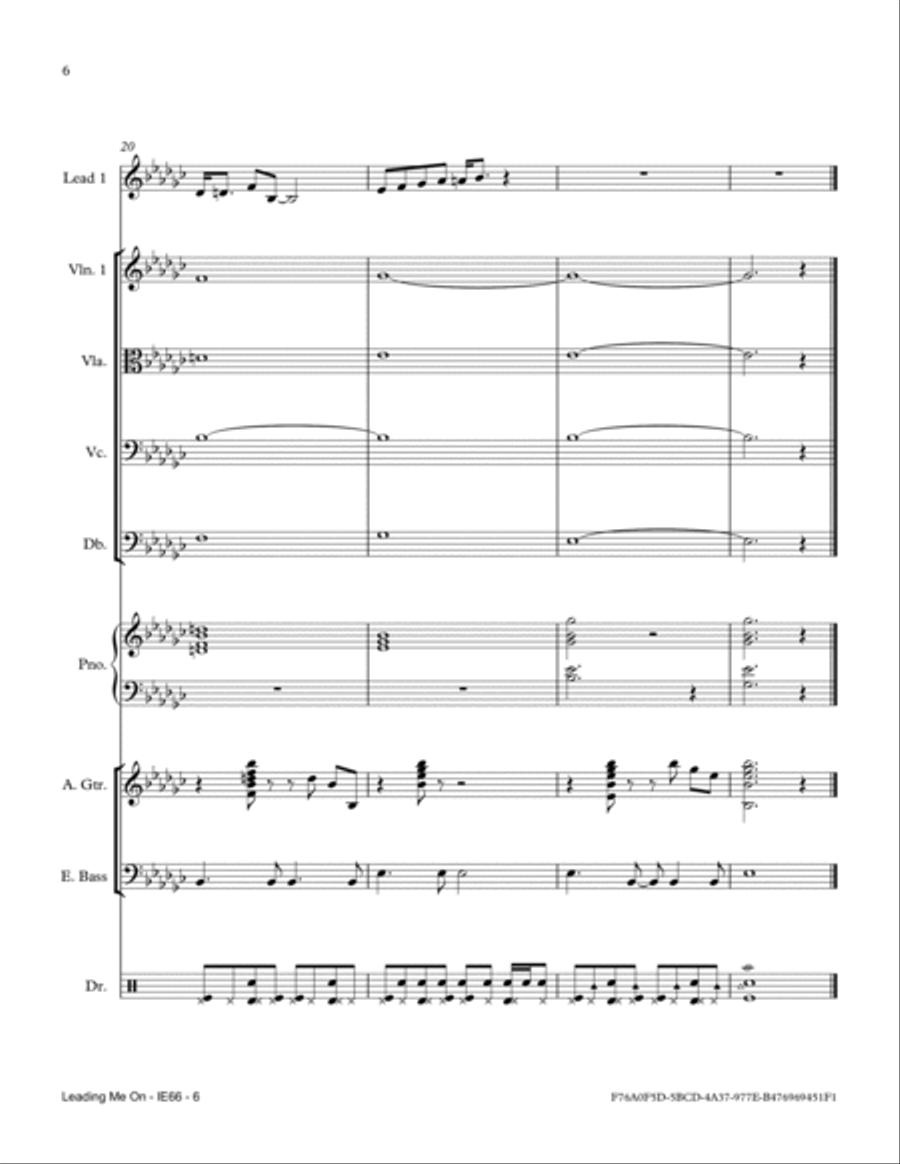 Leading Me On Small Ensemble scores gallery preview page 6
