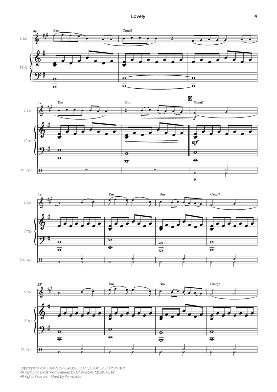 Lovely Soprano Saxophone scores gallery preview page 6