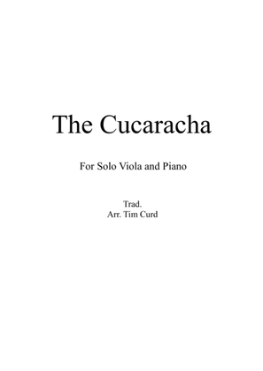 Book cover for The Cucaracha. For Solo Viola and Piano
