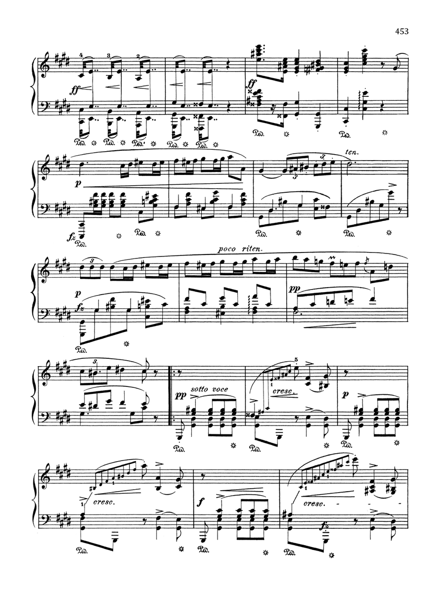 Polonaise in C-sharp minor, Op. 26, No. 1 Piano Solo scores gallery preview page 2