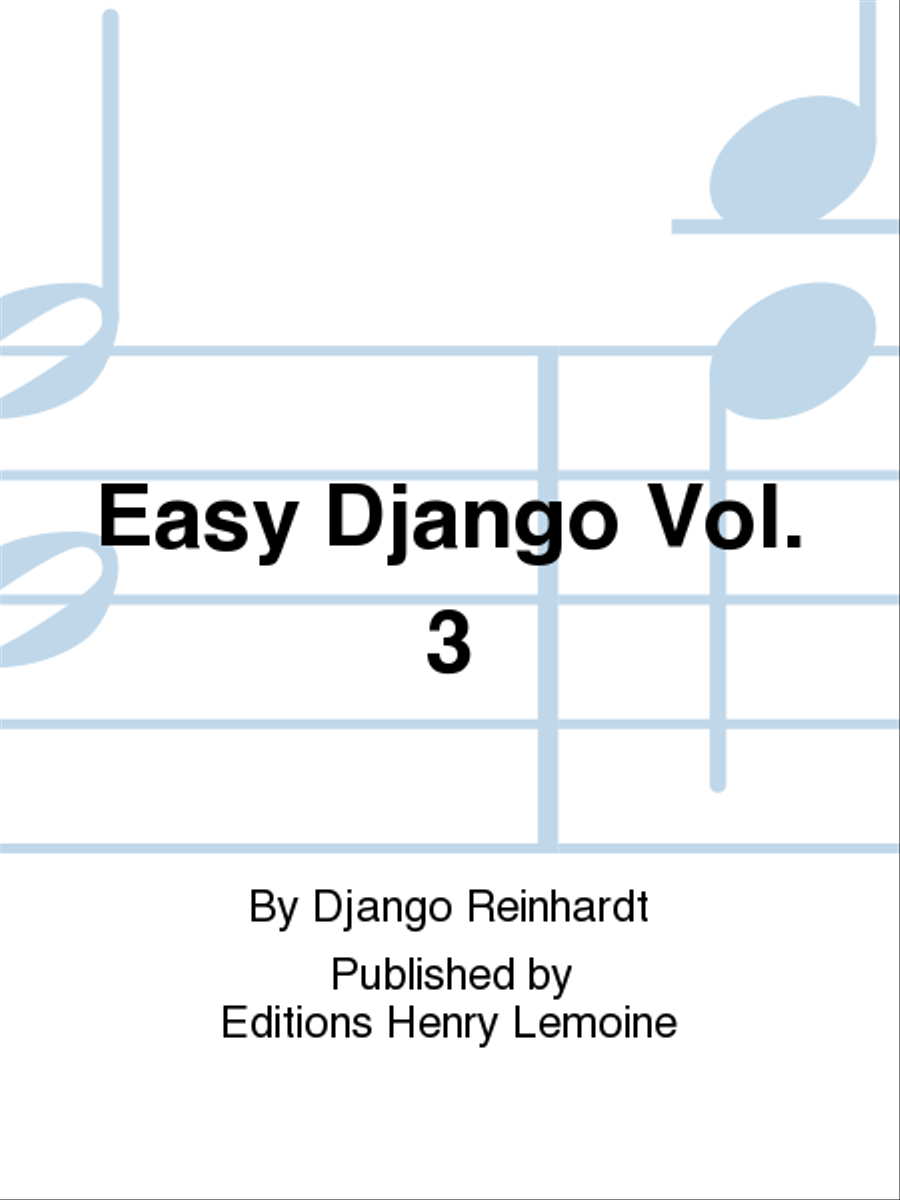 Easy Django - Volume 3 Collection / Songbook scores gallery preview page 1
