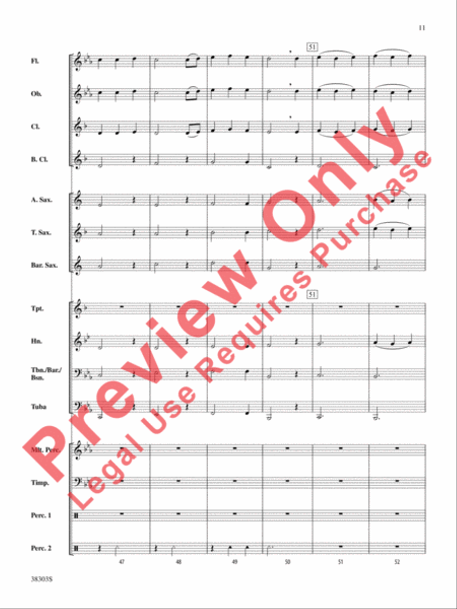 Ghost Ship Concert Band scores gallery preview page 12