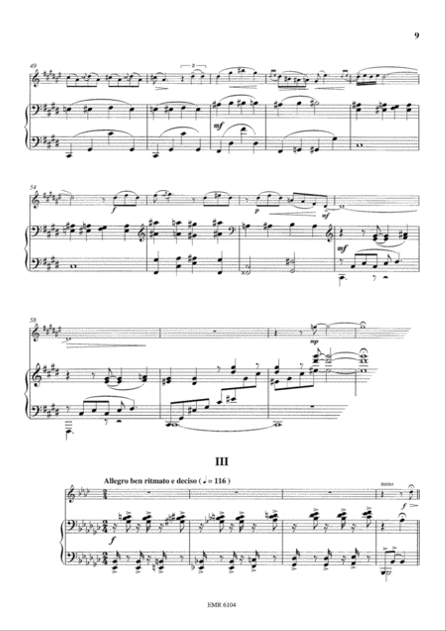 Three Preludes Cornet scores gallery preview page 6
