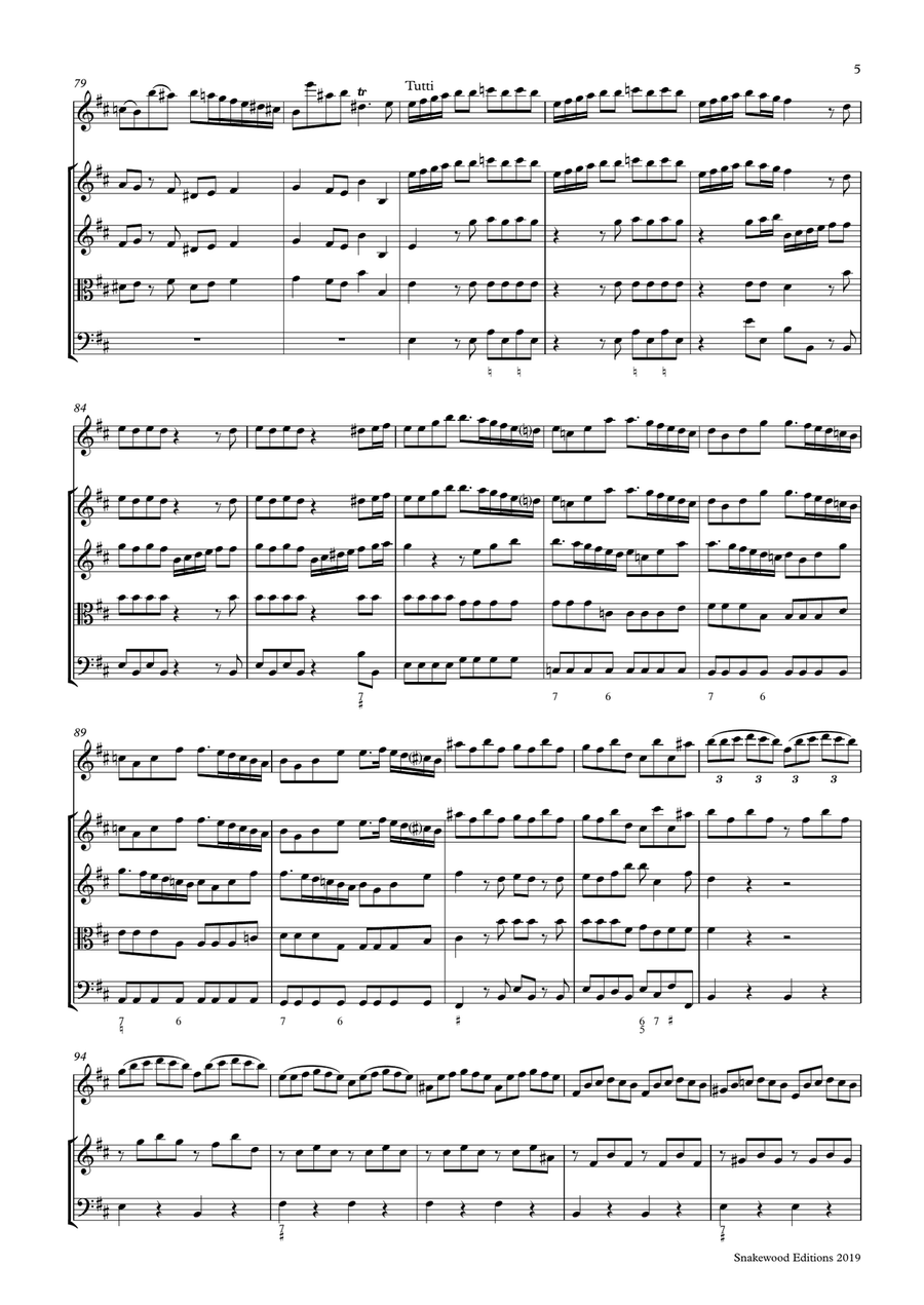 Vivaldi – Concerto in D RV 208 