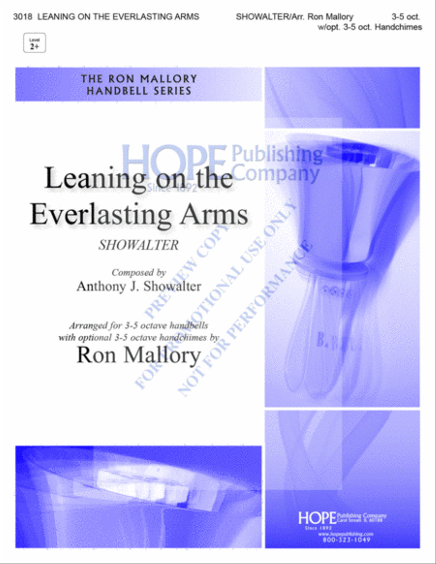 Leaning on the Everlasting Arms Handbell Choir scores gallery preview page 2