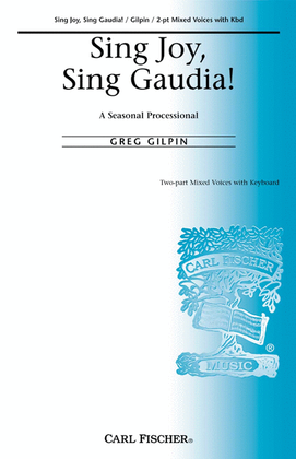 Book cover for Sing Joy, Sing Gaudia!