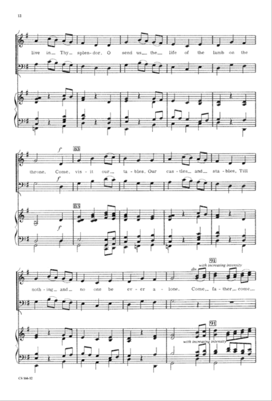 Sacred Anthem Book Sacred Anthem Book 3-Part scores gallery preview page 14