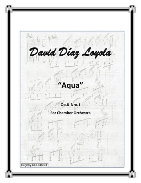 Aqua Op.6 Nro.1