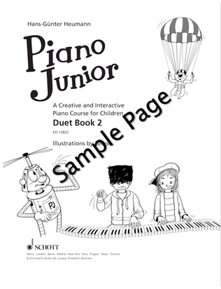Book cover for Piano Junior: Duet Book 2