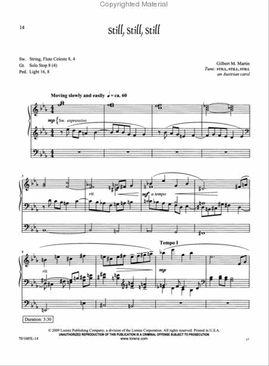 <br>Sheet music extract