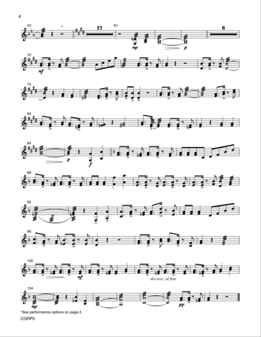 Come by Here Kum ba Yah with reproducible Instrumental Parts Full Score Voice scores gallery preview page 4