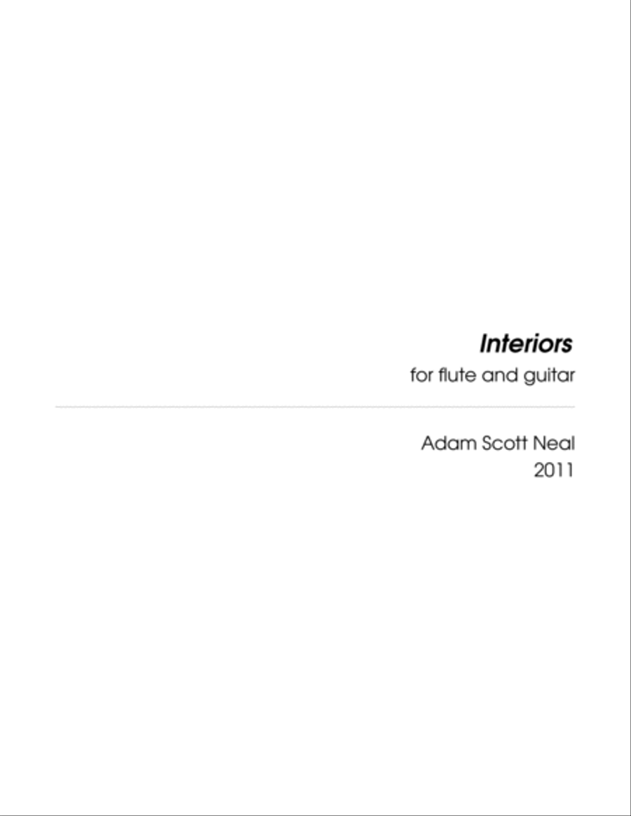 Interiors Flute scores gallery preview page 3