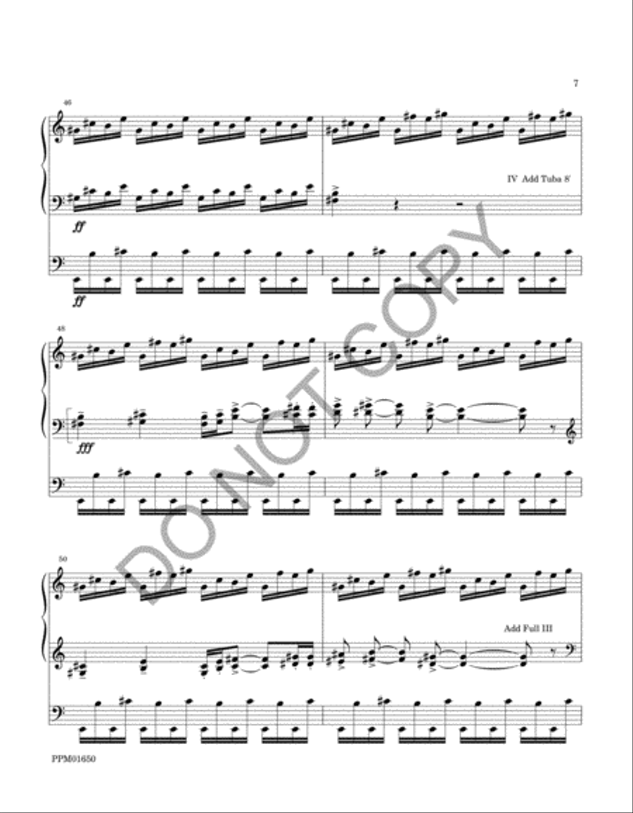 A Laredo FanfareÂ  Organ Solo scores gallery preview page 10