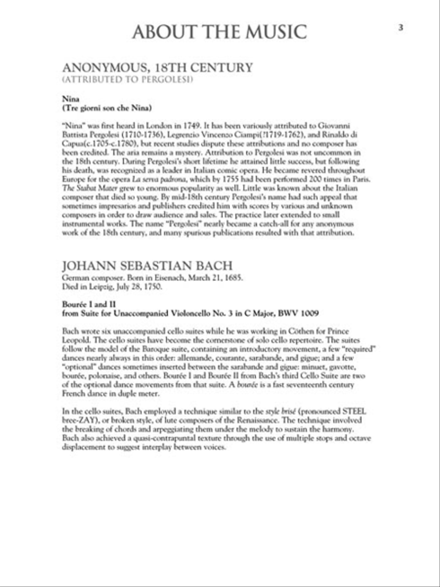 The Cello Collection – Intermediate Level Cello scores gallery preview page 4