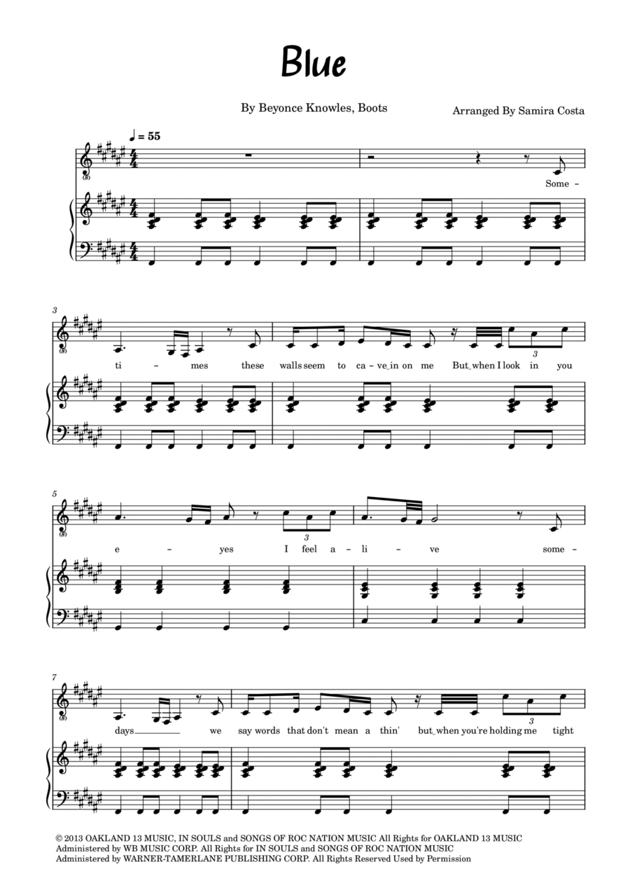 Blue Voice scores gallery preview page 1
