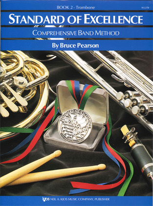 Book cover for Standard of Excellence Book 2, Trombone