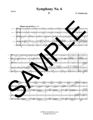 Book cover for Symphony No. 6 - 2nd Movement for Brass Quintet