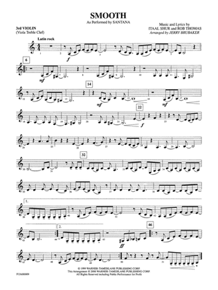 Smooth: 3rd Violin (Viola [TC])