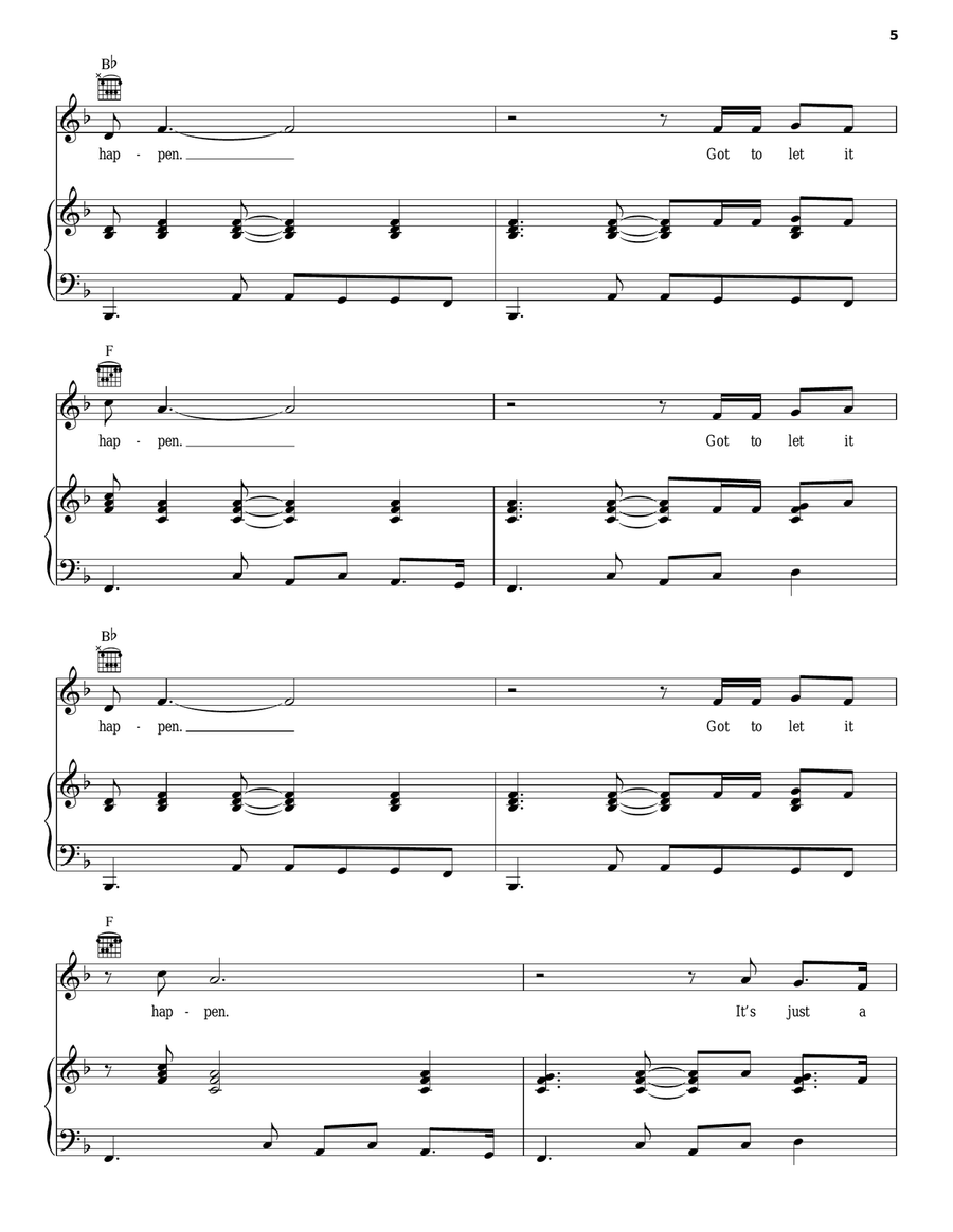 Last Hope Last Hope Piano, Vocal, Guitar scores gallery preview page 5