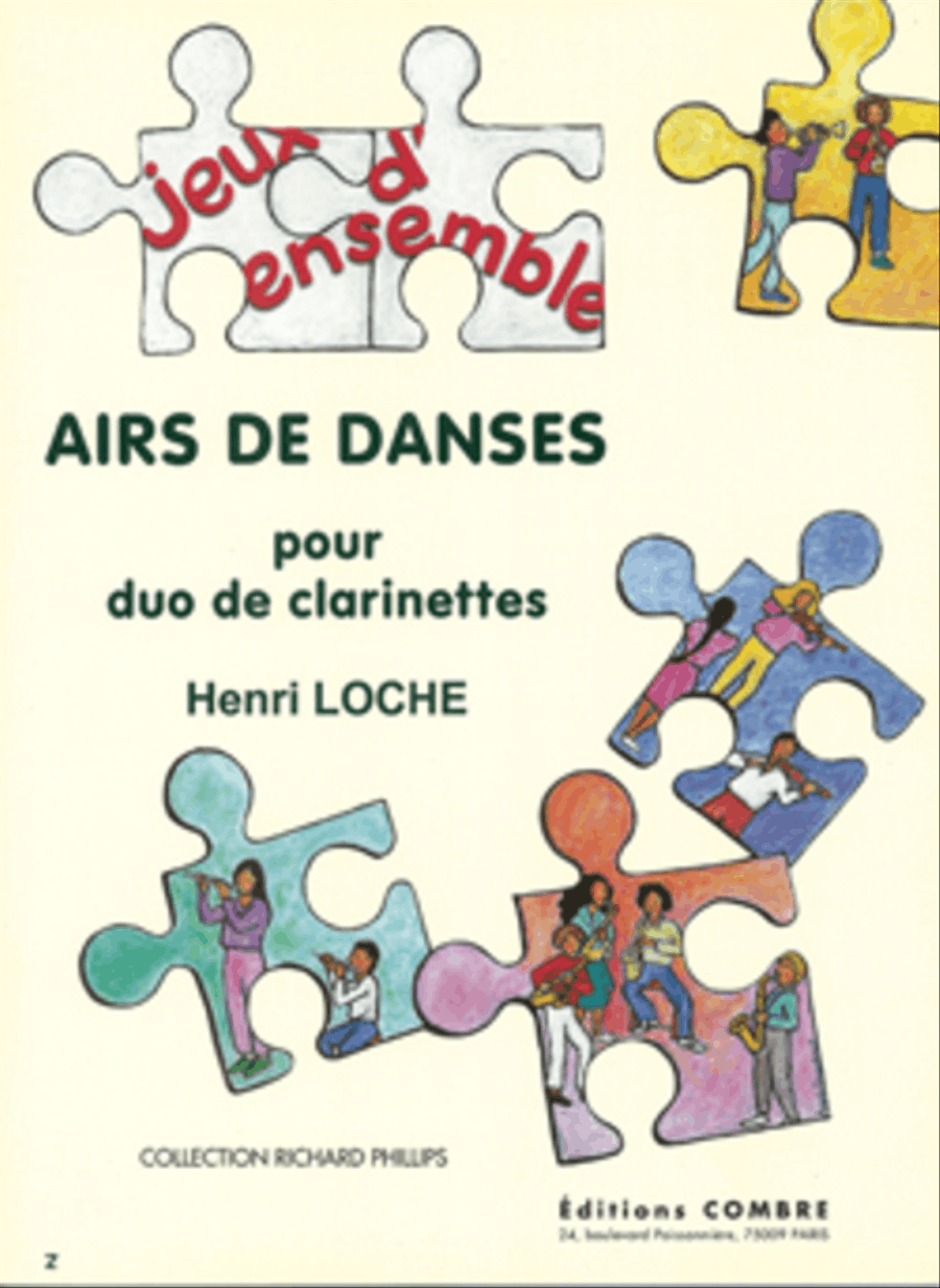 Airs de danses (10 duos) Airs de danses (10 duos) Clarinet Duet scores gallery preview page 1