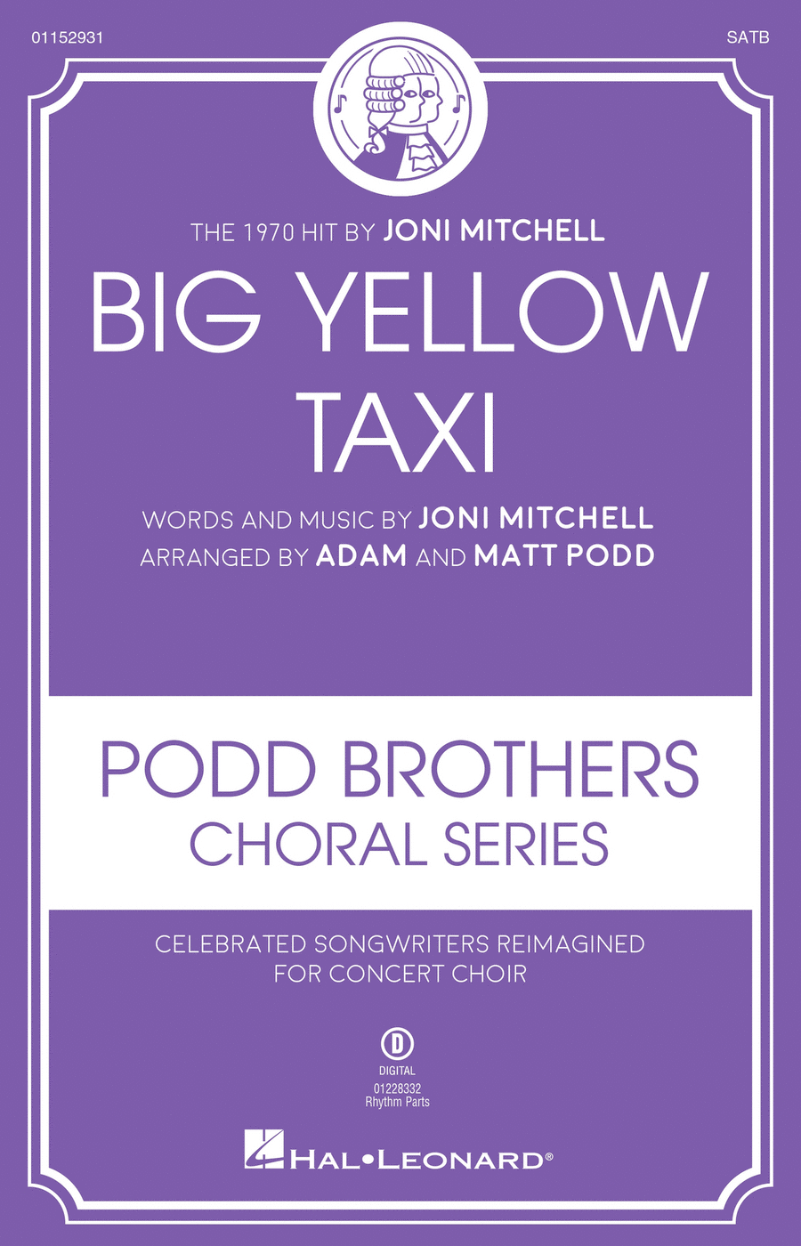 Big Yellow Taxi 4-Part scores gallery preview page 1