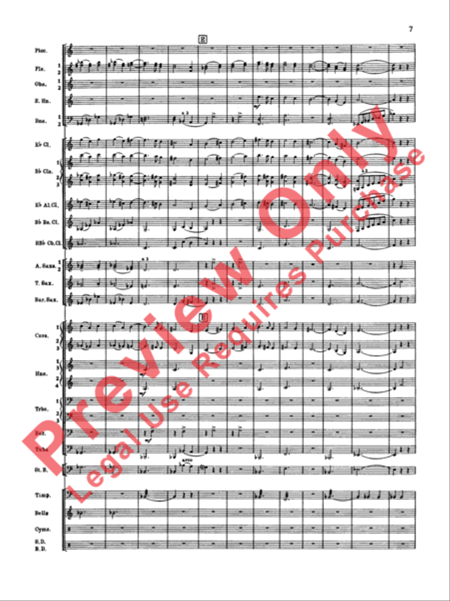 Symphonic Dance No. 2 Concert Band scores gallery preview page 8
