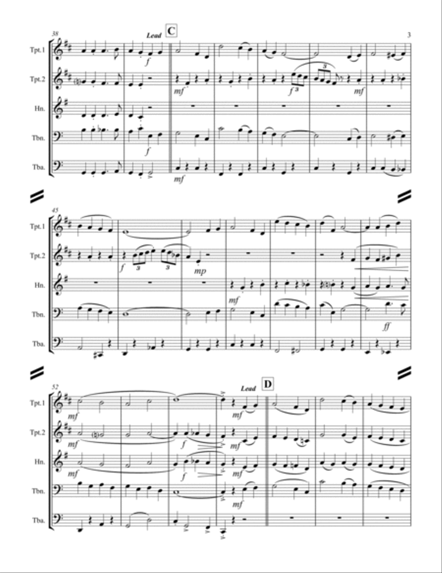 (There's No Place Like) Home For The Holidays (There's No Place Like) Home For The Holidays Horn scores gallery preview page 4