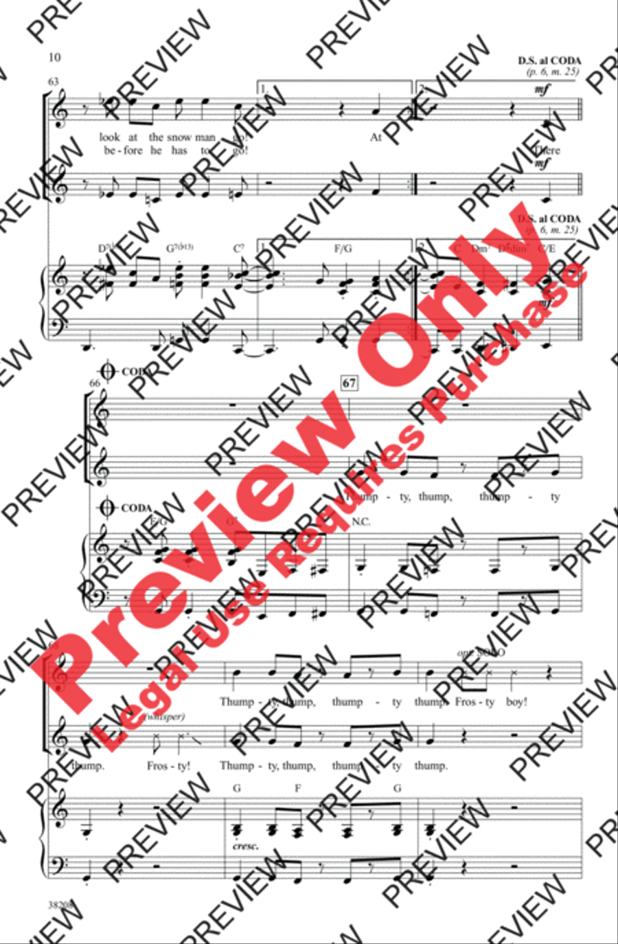 Frosty the Snowman 2-Part scores gallery preview page 10