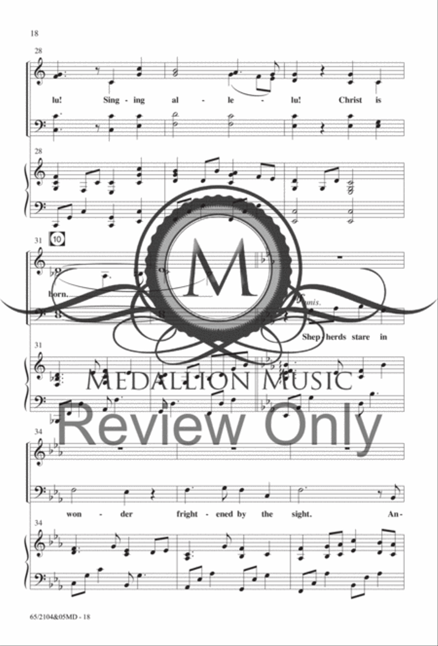 Love Made a Way - SATB with Performance CD 4-Part scores gallery preview page 19