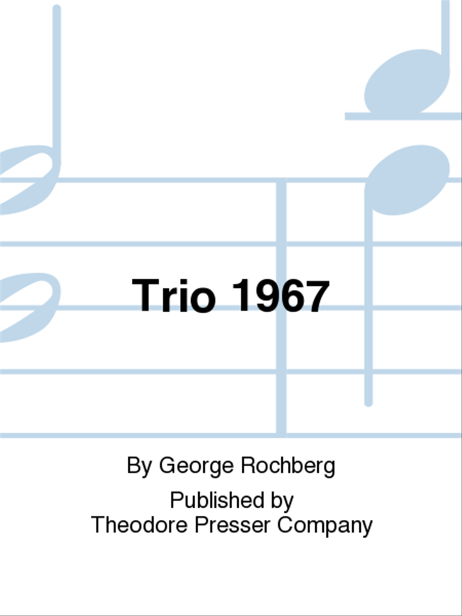 Trio (1967) Piano Trio scores gallery preview page 1