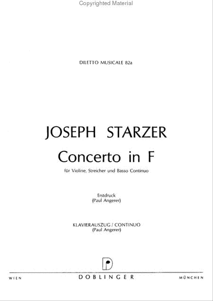 Concerto F-Dur Concerto F-Dur School and Community scores gallery preview page 2