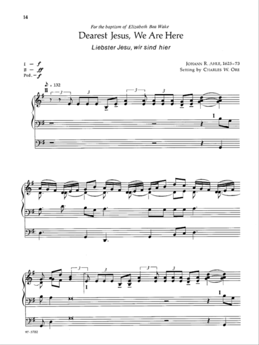 Eleven Compositions for Organ, Set III Organ scores gallery preview page 6