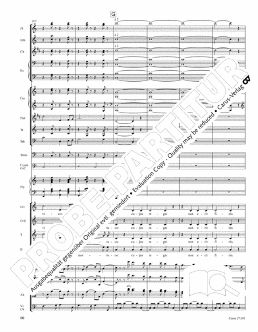 Messe solennelle de sainte Cecile STB scores gallery preview page 93