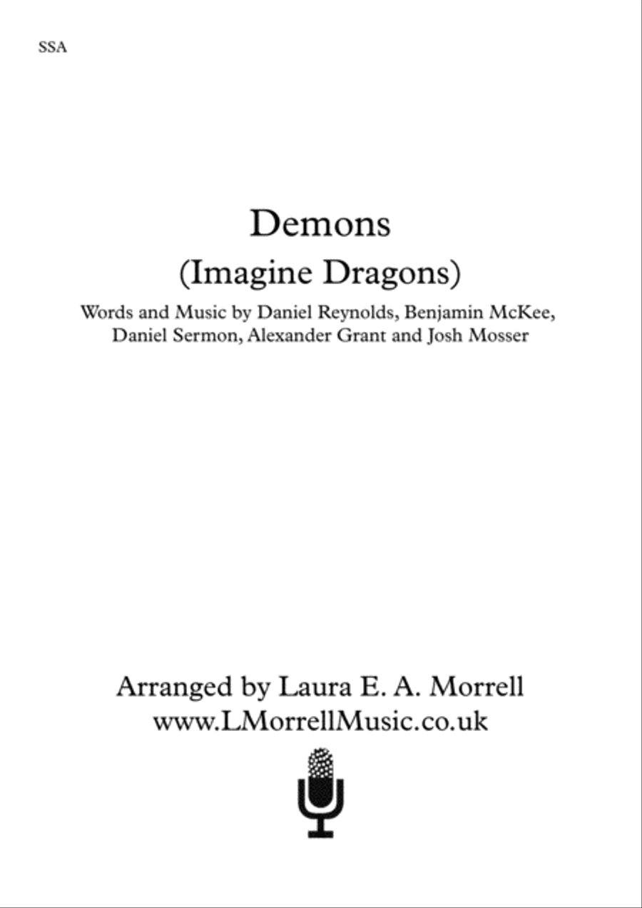 Demons Demons SSA scores gallery preview page 1