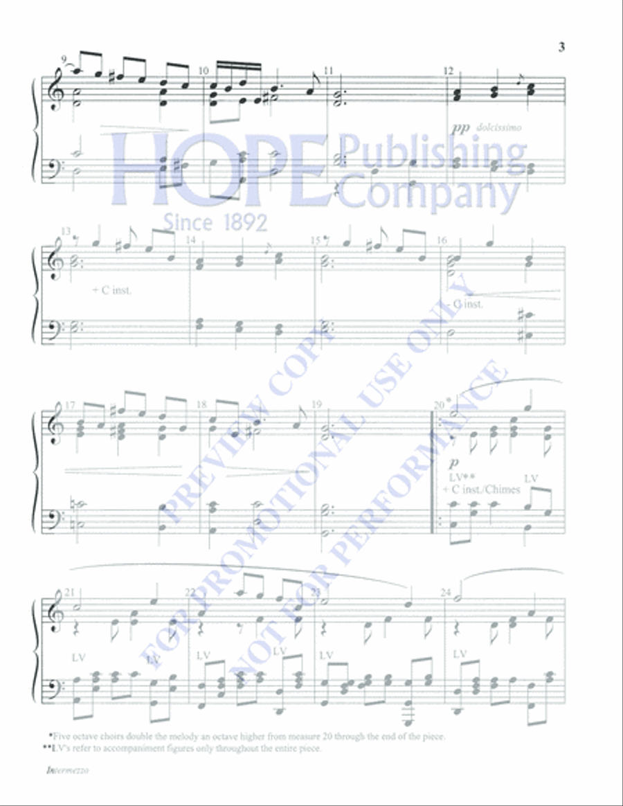 Intermezzo 5-Octaves scores gallery preview page 3