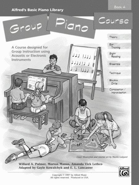 Alfred's Basic Group Piano Course, Book 4
