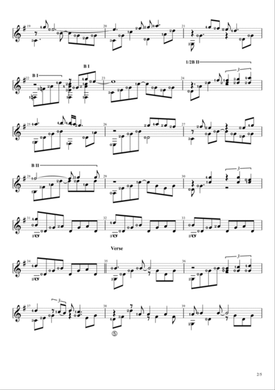 Endless Love Electric Guitar scores gallery preview page 2