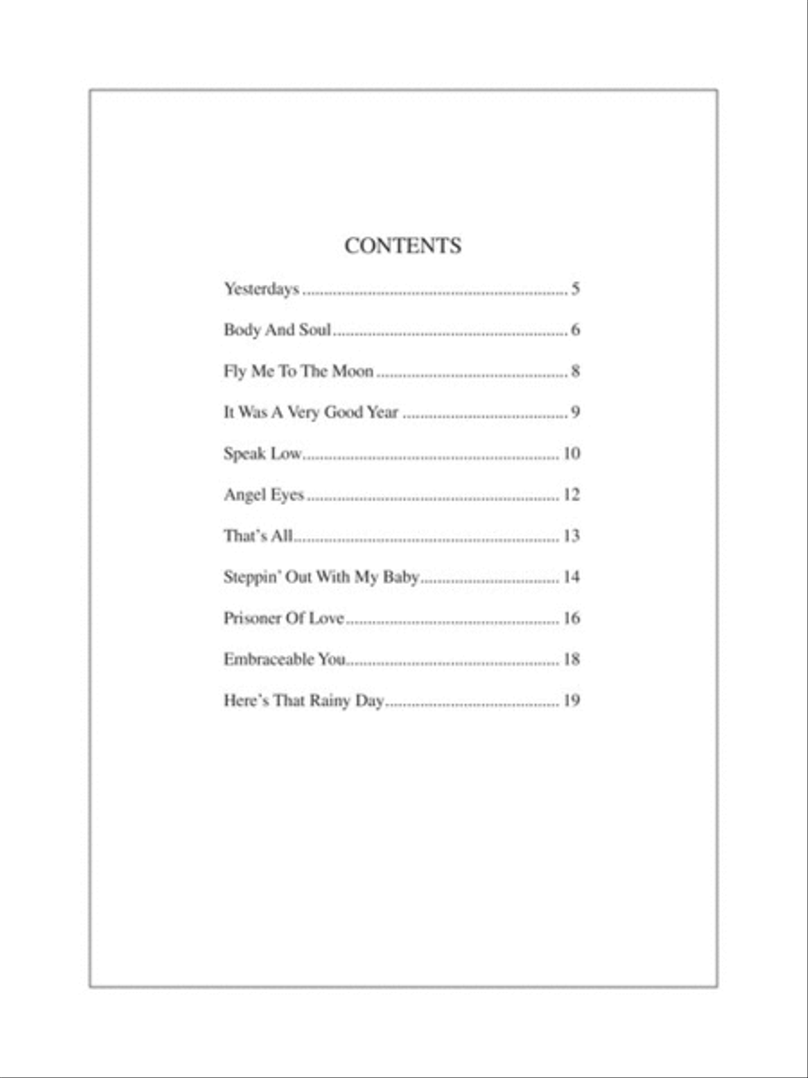 Sinatra Set to Music Clarinet Solo scores gallery preview page 2
