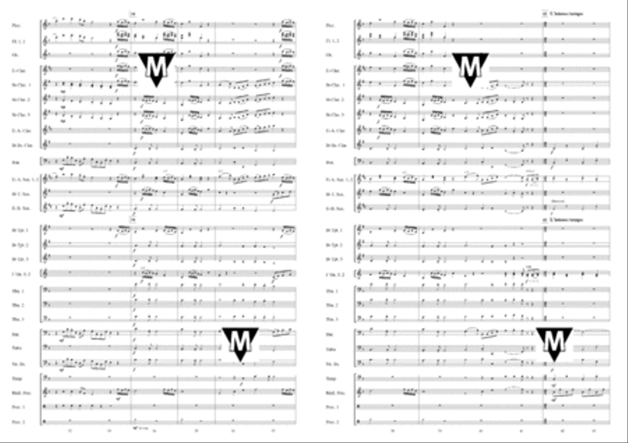Piccola Suite Italiana Concert Band scores gallery preview page 18