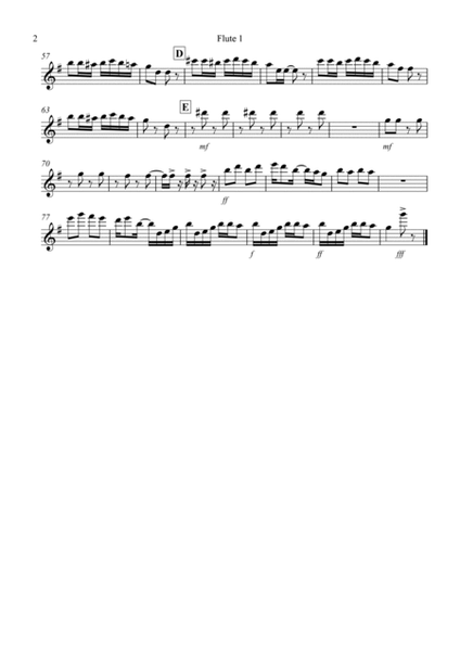 Roxy Ragtime for Flute Quartet image number null