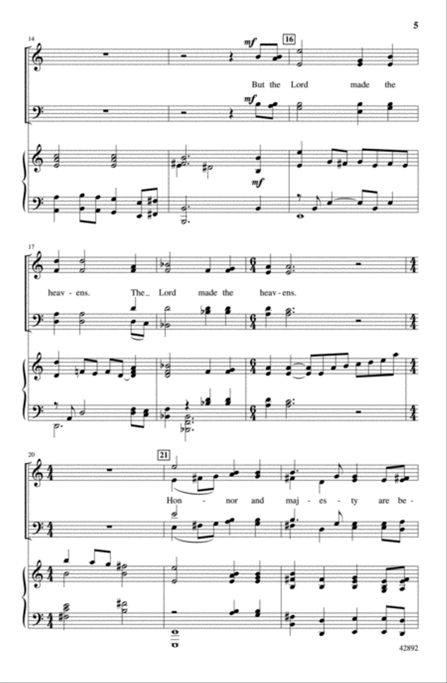 Declare His Glory Choir scores gallery preview page 4