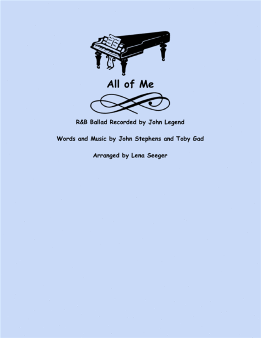 All Of Me Flute Solo scores gallery preview page 1