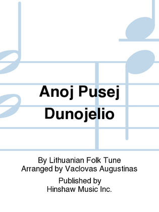 Book cover for Anoj Pusej Dunojelio